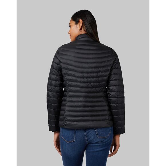 Women's Lightweight Nylon Packable Down Jacket Zip Pockets Water-Resistant Small - Picture 7 of 7